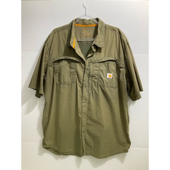 Carhartt Force Vented Button Up Relaxed Fit Size 2XL - Picture 1 of 3